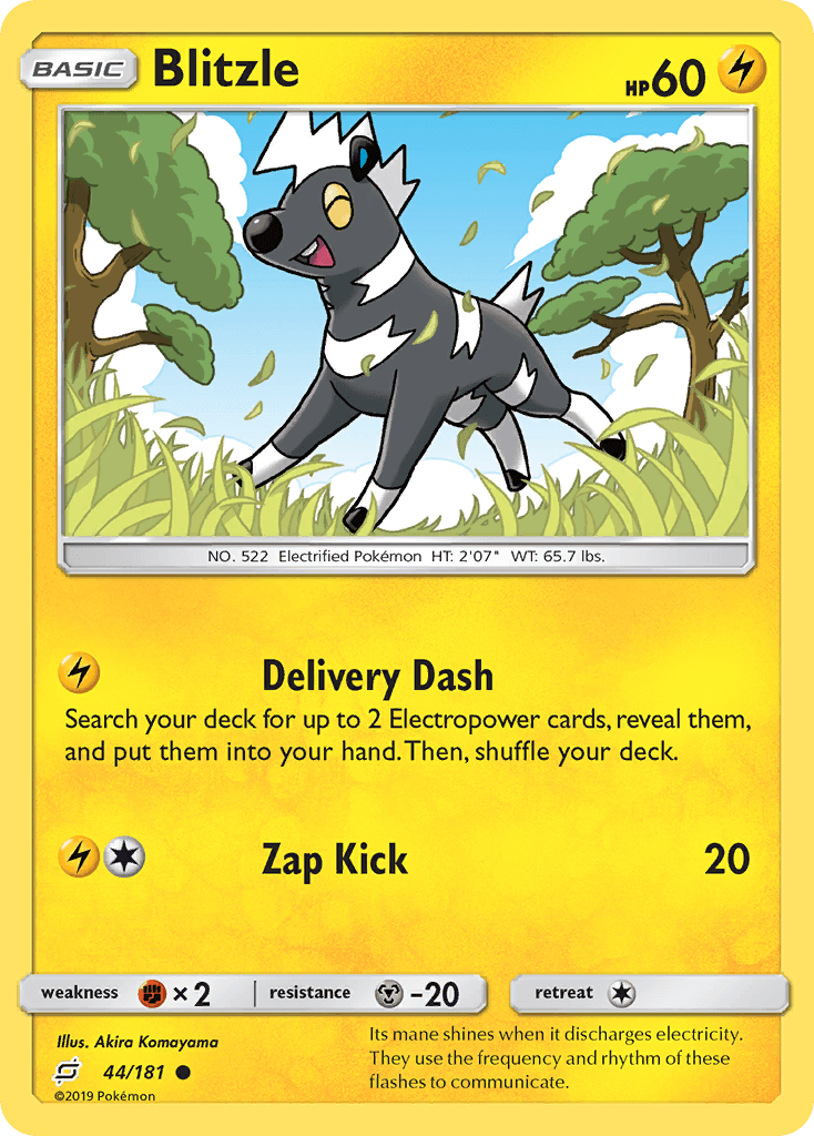 Blitzle Pokémon card