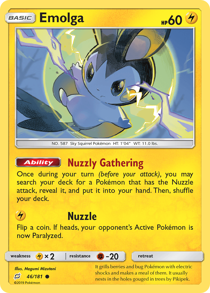 Emolga Pokémon card