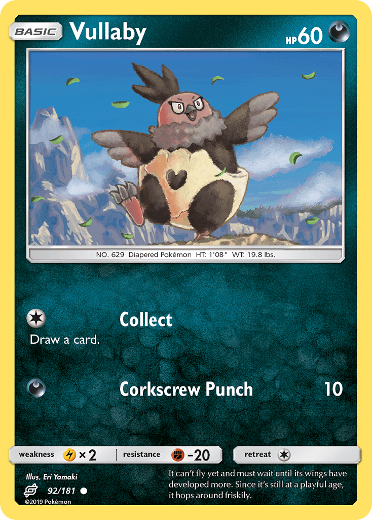 Vullaby Pokémon card