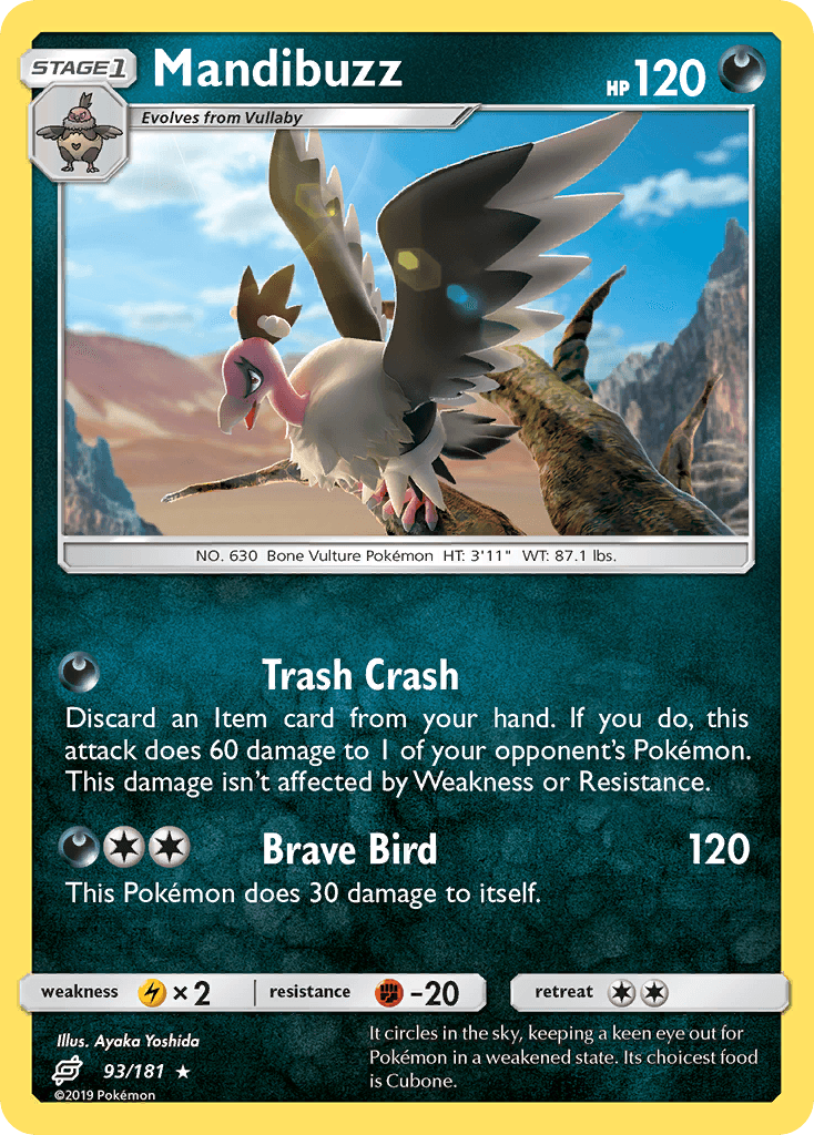 Mandibuzz Pokémon card