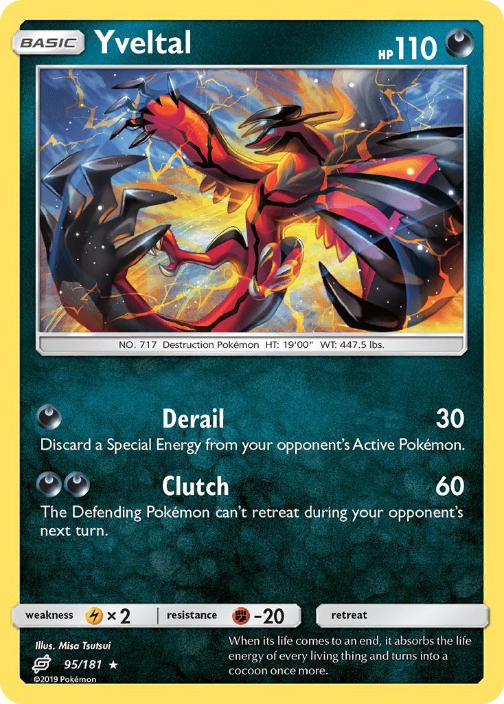 Yveltal Pokémon card