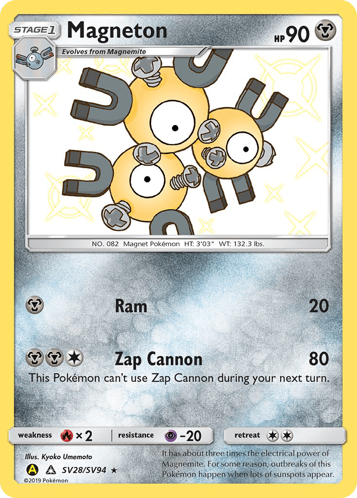 Magneton Pokémon card
