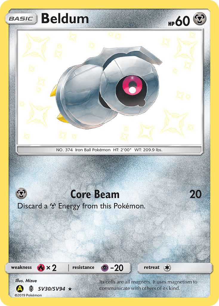 Beldum Pokémon card