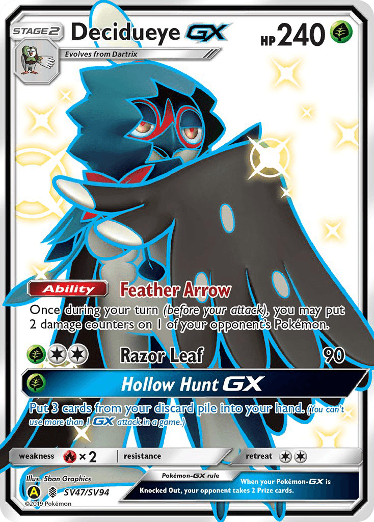 Decidueye-GX Pokémon card