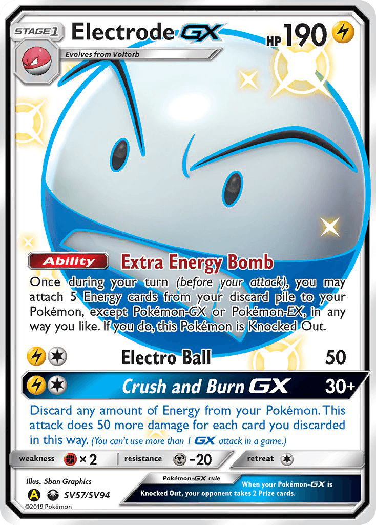 Electrode-GX Pokémon card