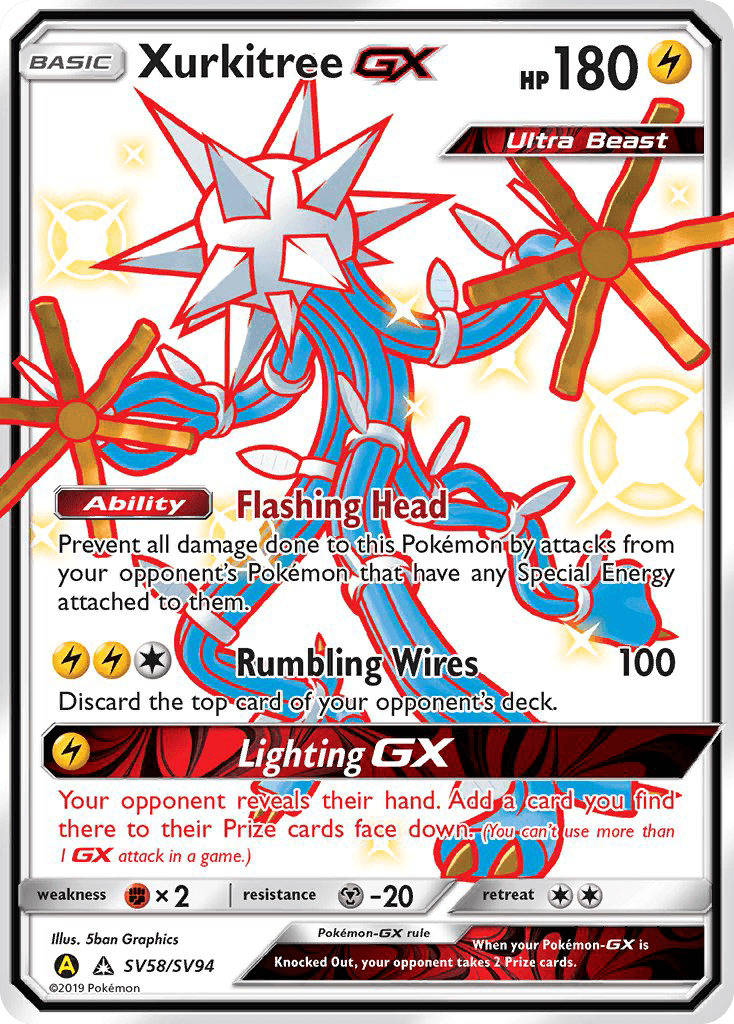 Xurkitree-GX Pokémon card