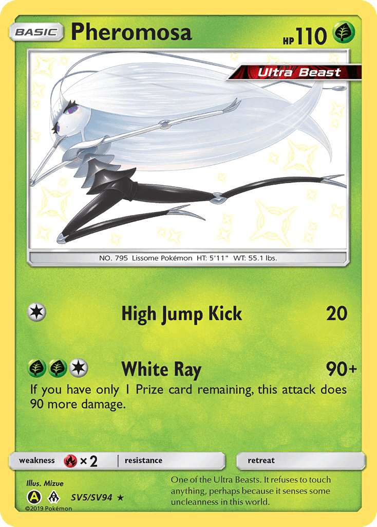 Pheromosa Pokémon card