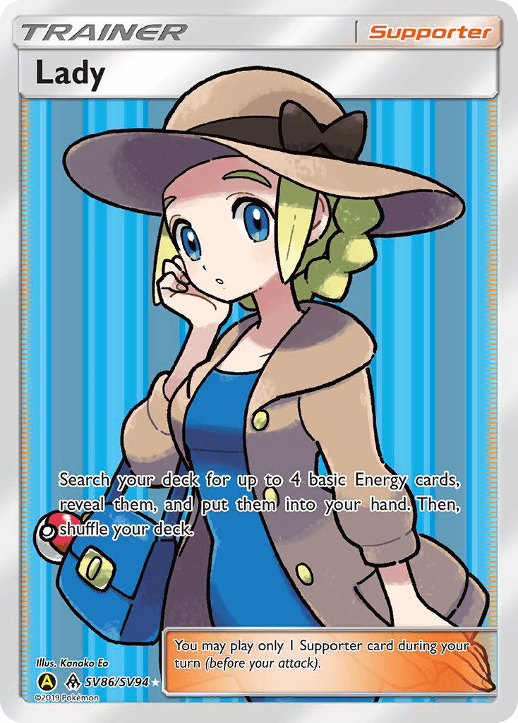 Lady Pokémon card