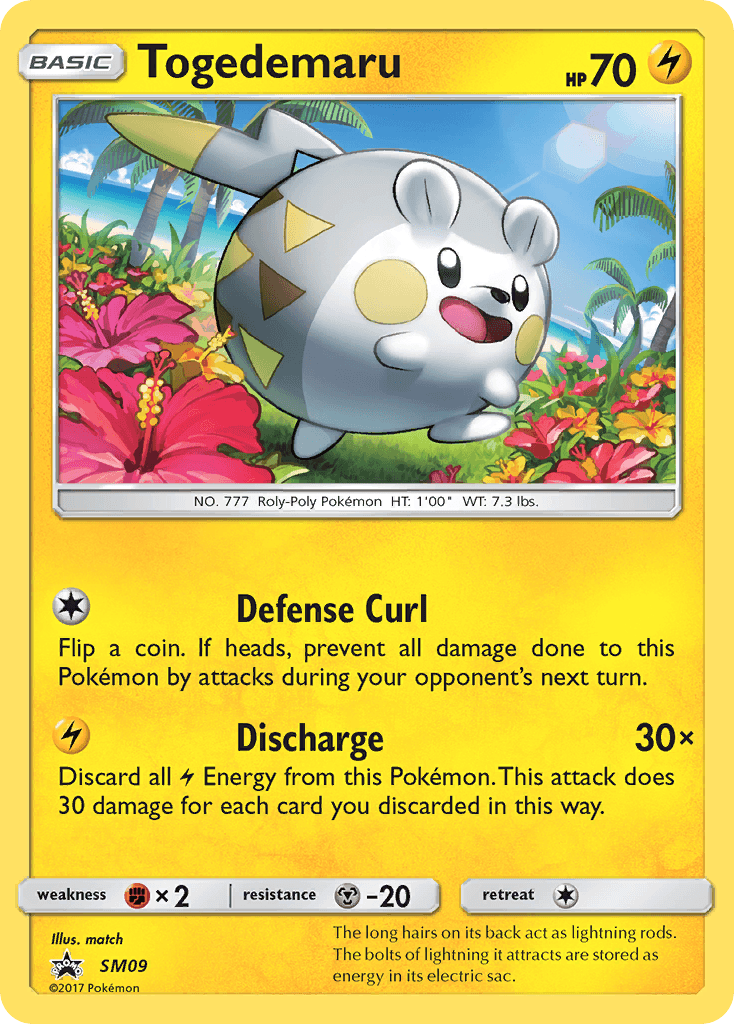 Togedemaru Pokémon card