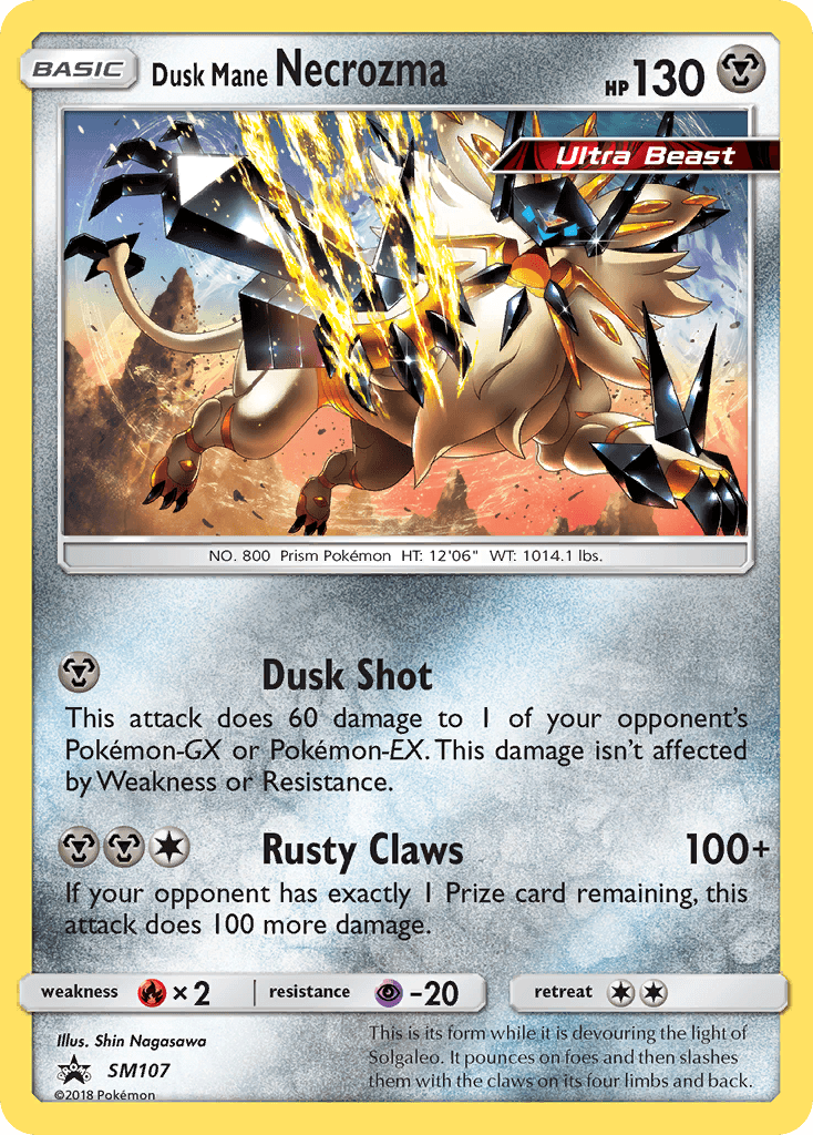 Dusk Mane Necrozma Pokémon card