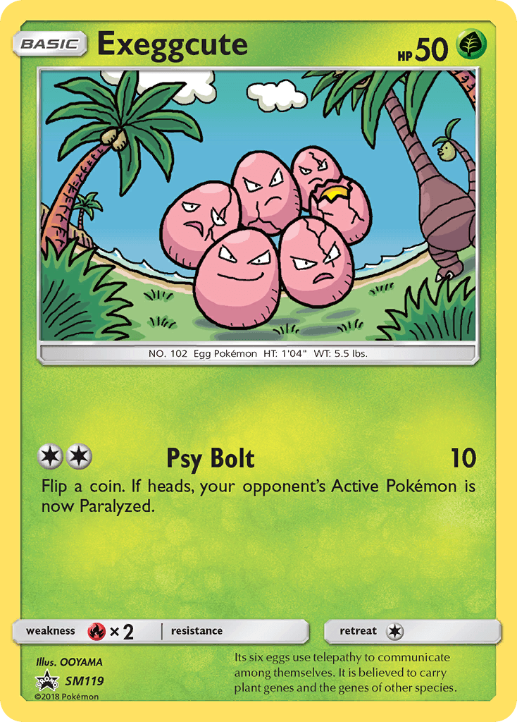 Exeggcute Pokémon card