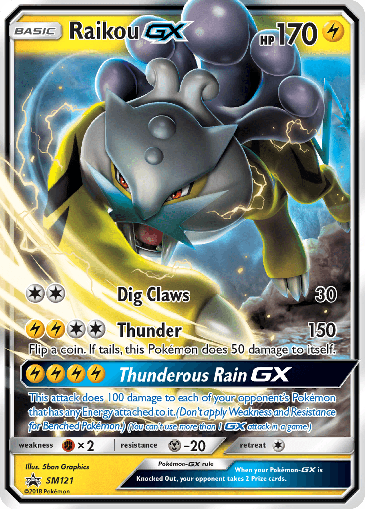 Raikou-GX from SM Black Star Promos