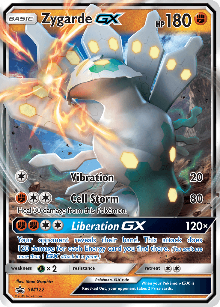 Zygarde-GX Pokémon card