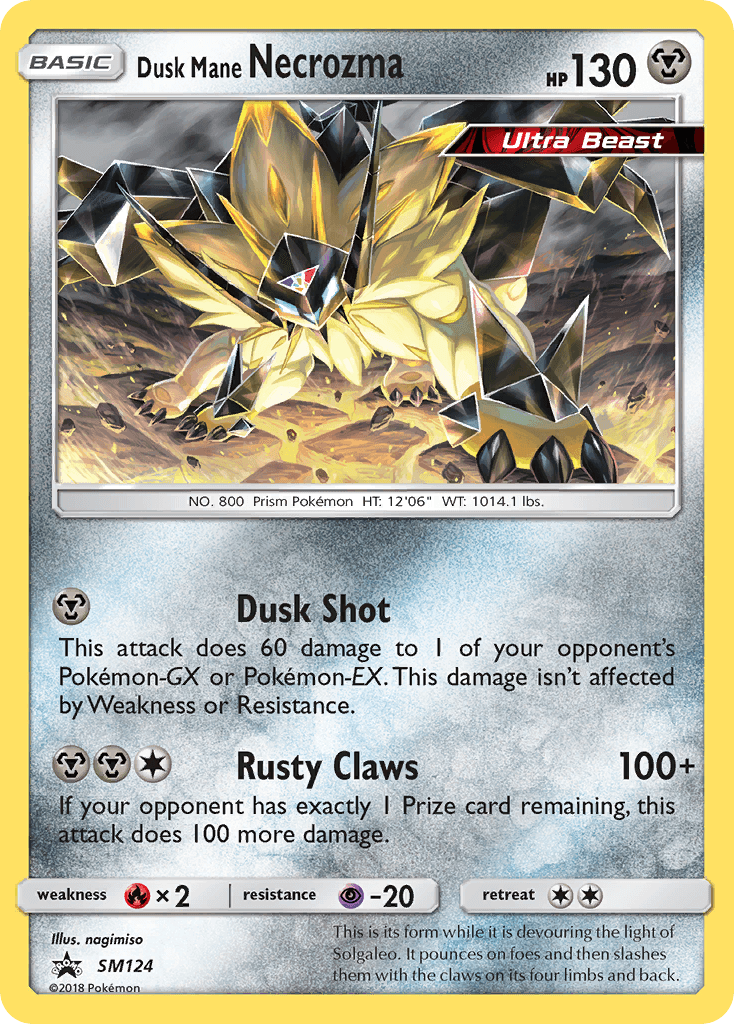 Dusk Mane Necrozma Pokémon card