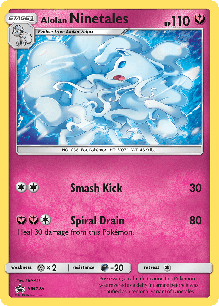 Alolan Ninetales from SM Black Star Promos