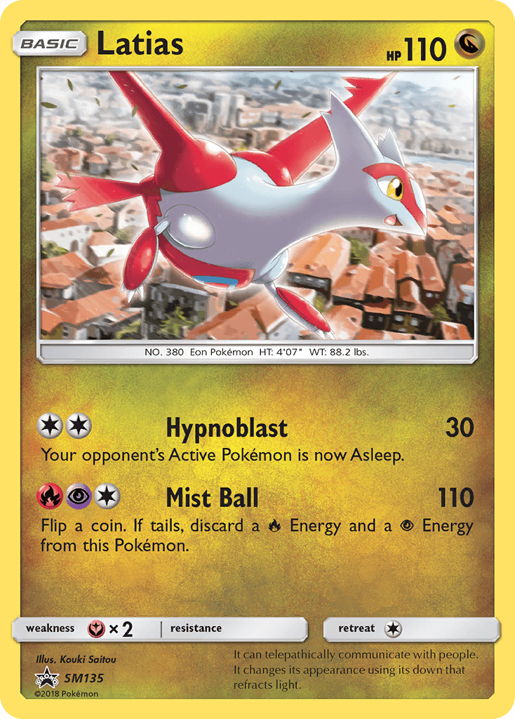 Latias Pokémon card