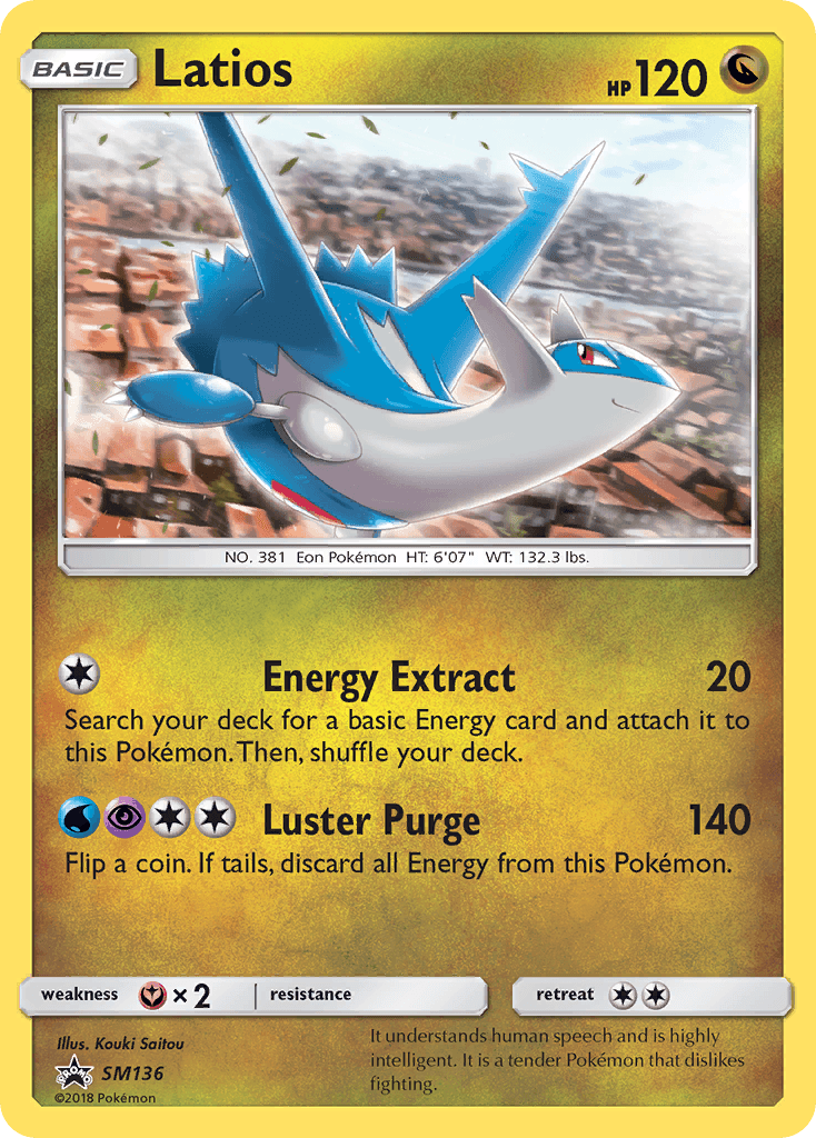Latios Pokémon card