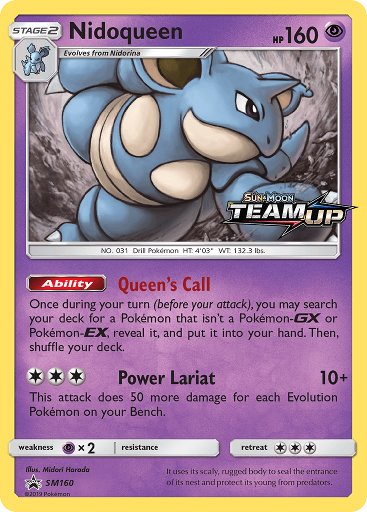 Nidoqueen Pokémon card