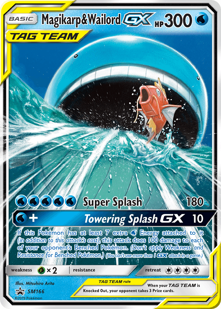 Magikarp & Wailord-GX Pokémon card