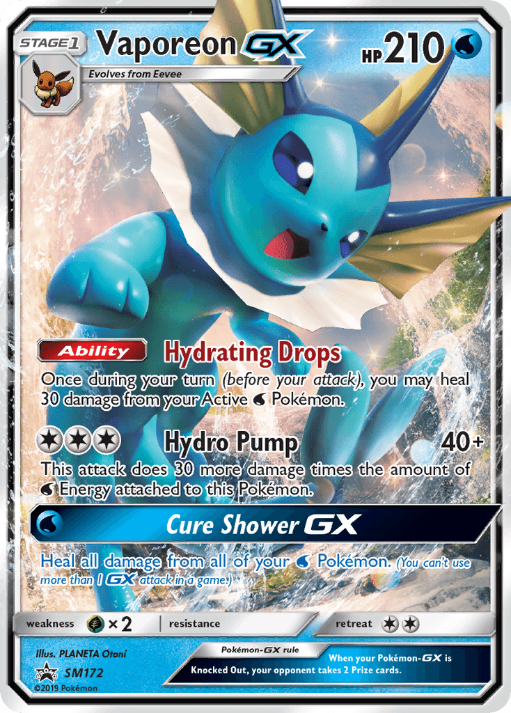 Vaporeon-GX from SM Black Star Promos