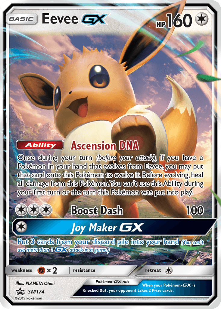 Eevee-GX from SM Black Star Promos