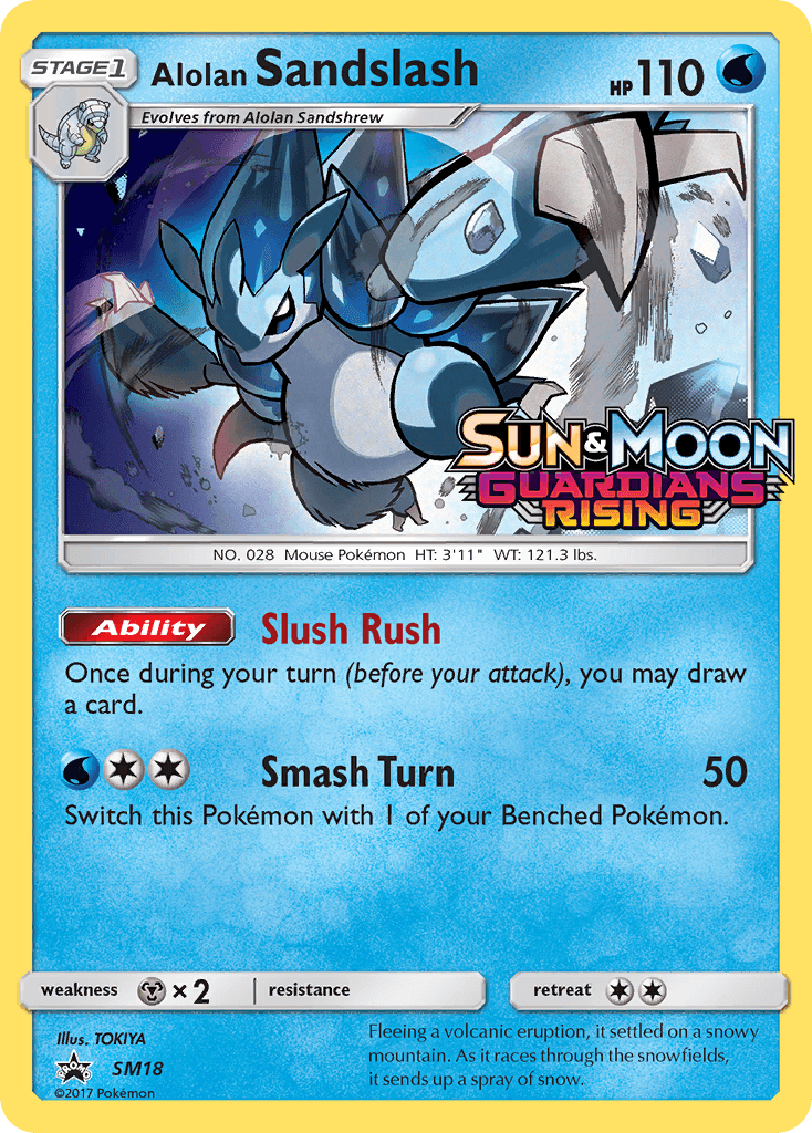 Alolan Sandslash Pokémon card