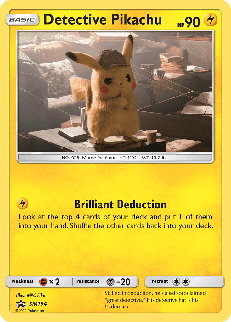 Detective Pikachu from SM Black Star Promos