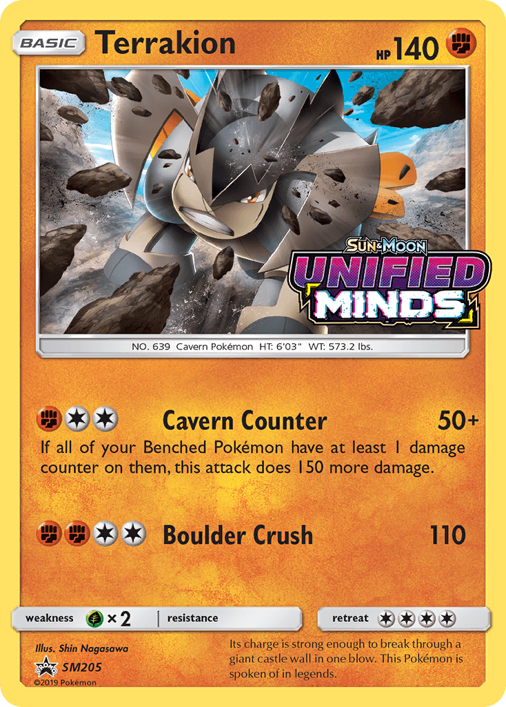 Terrakion Pokémon card