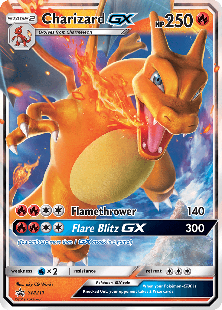 Charizard-GX from SM Black Star Promos