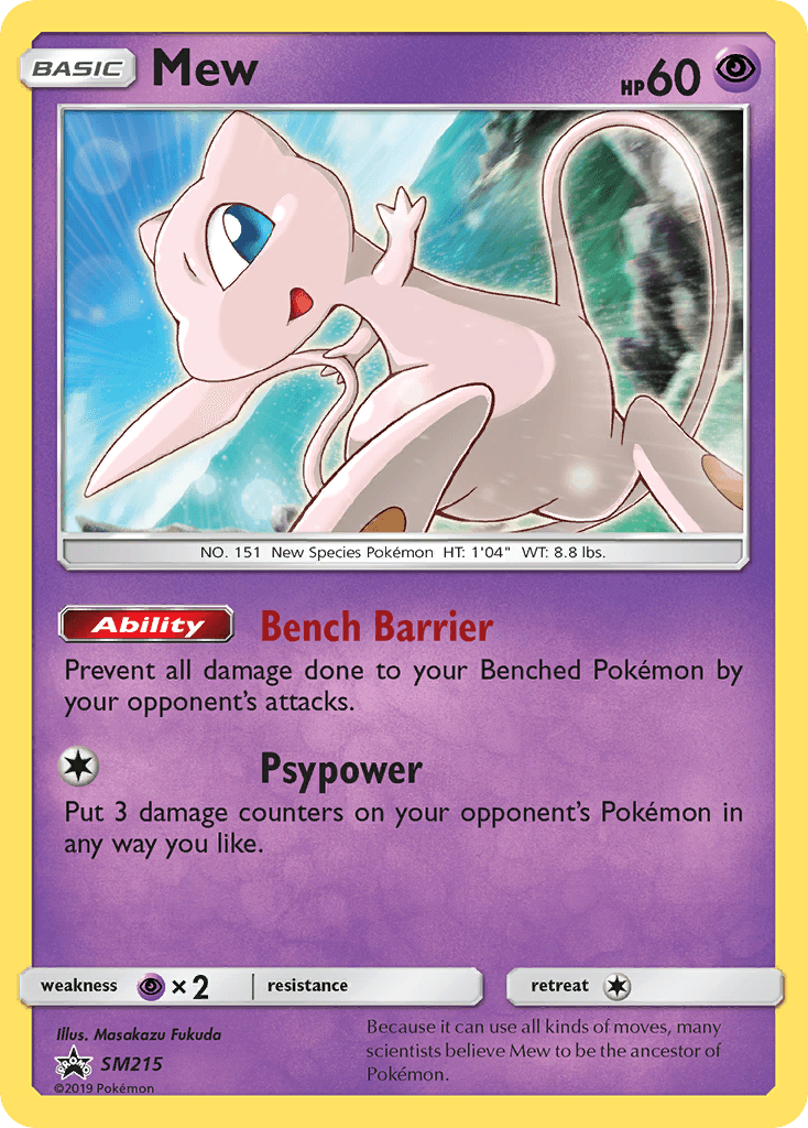 Mew from SM Black Star Promos