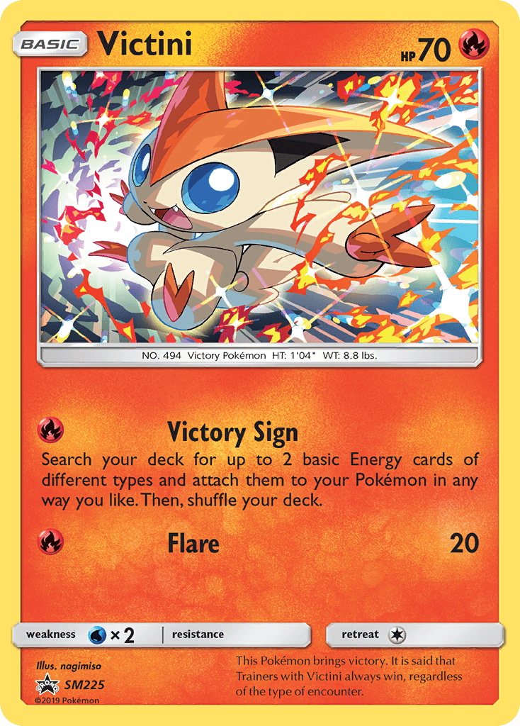 Victini Pokémon card