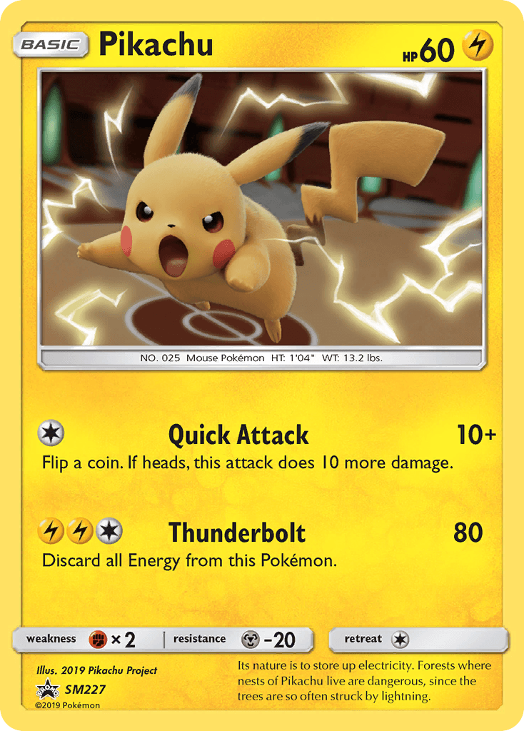 Pikachu from SM Black Star Promos