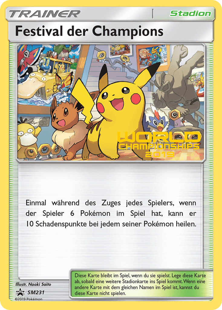 Champions Festival Pokémon card
