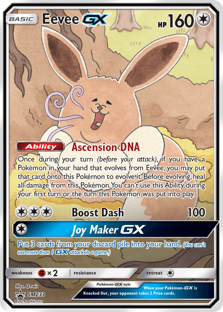 Eevee-GX from SM Black Star Promos