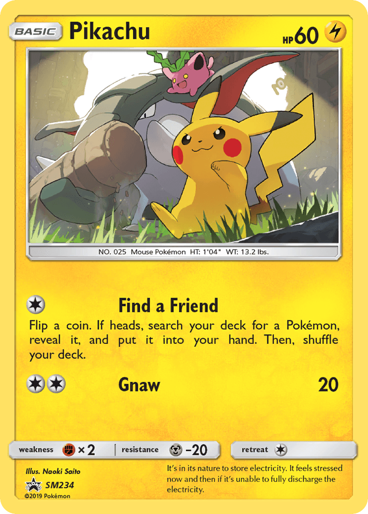 Pikachu from SM Black Star Promos
