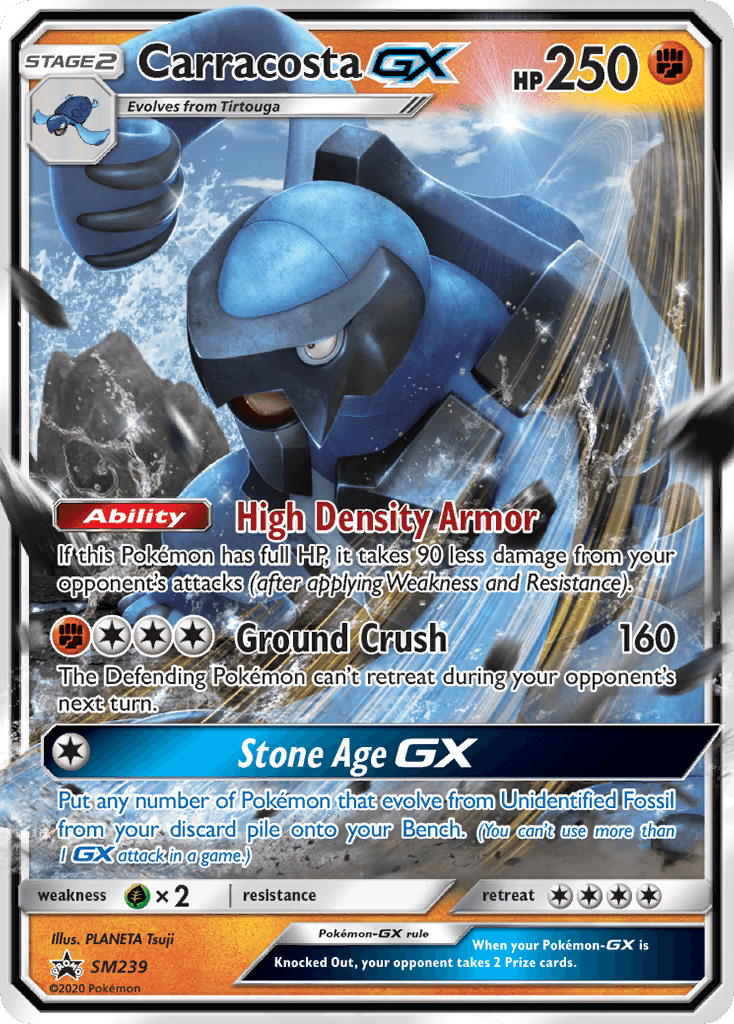 Carracosta-GX Pokémon card