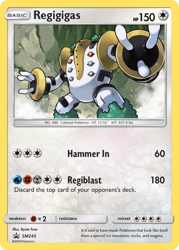 Regigigas Pokémon card