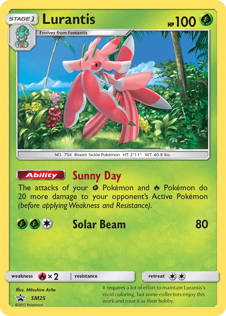 Lurantis Pokémon card