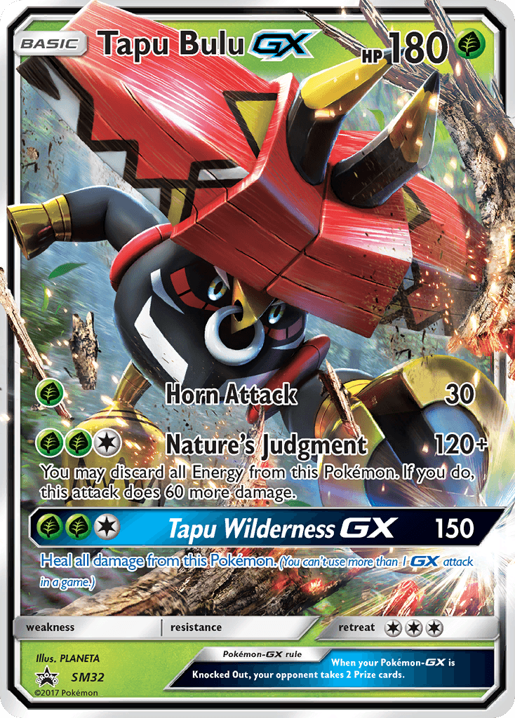 Tapu Bulu-GX Pokémon card