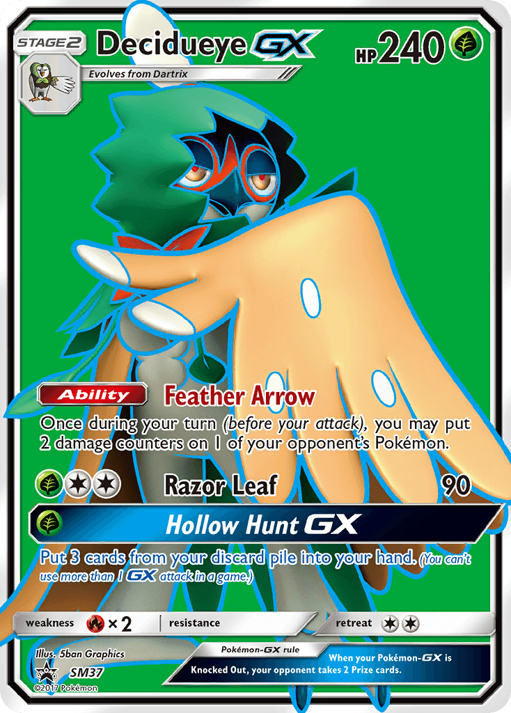 Decidueye-GX Pokémon card