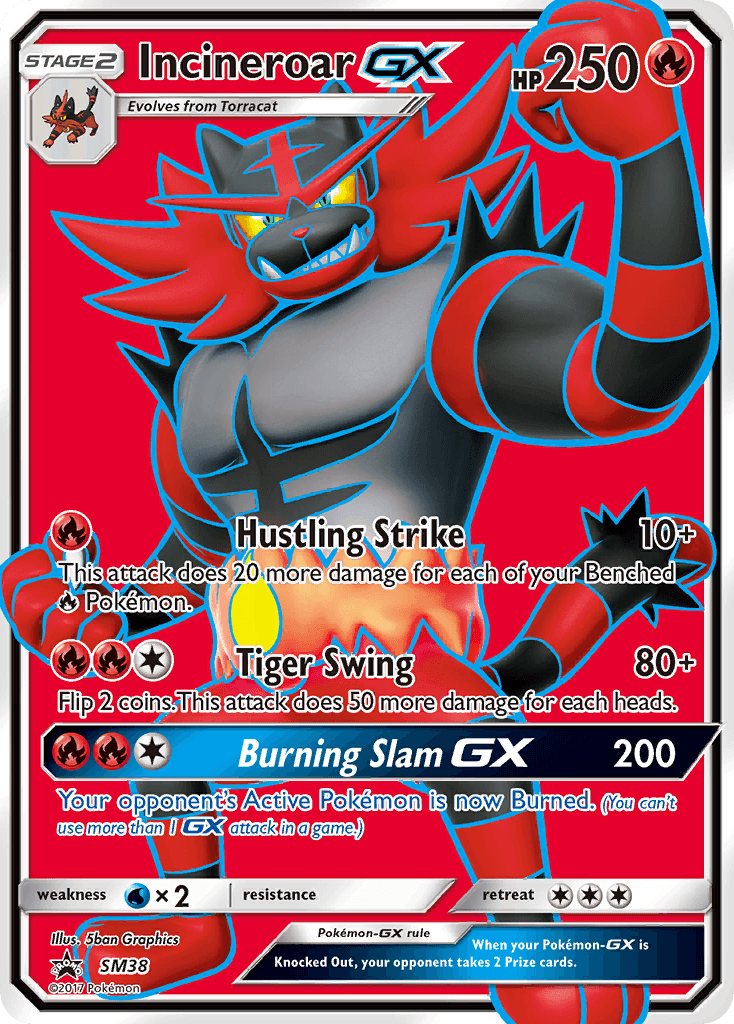 Incineroar-GX Pokémon card