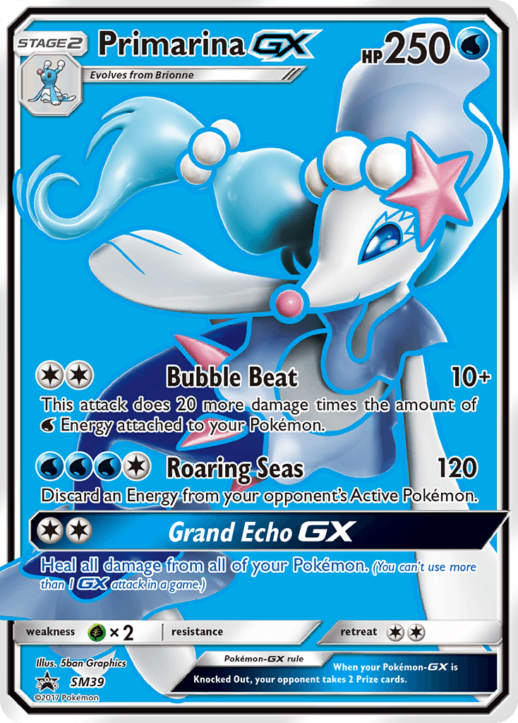 Primarina-GX Pokémon card