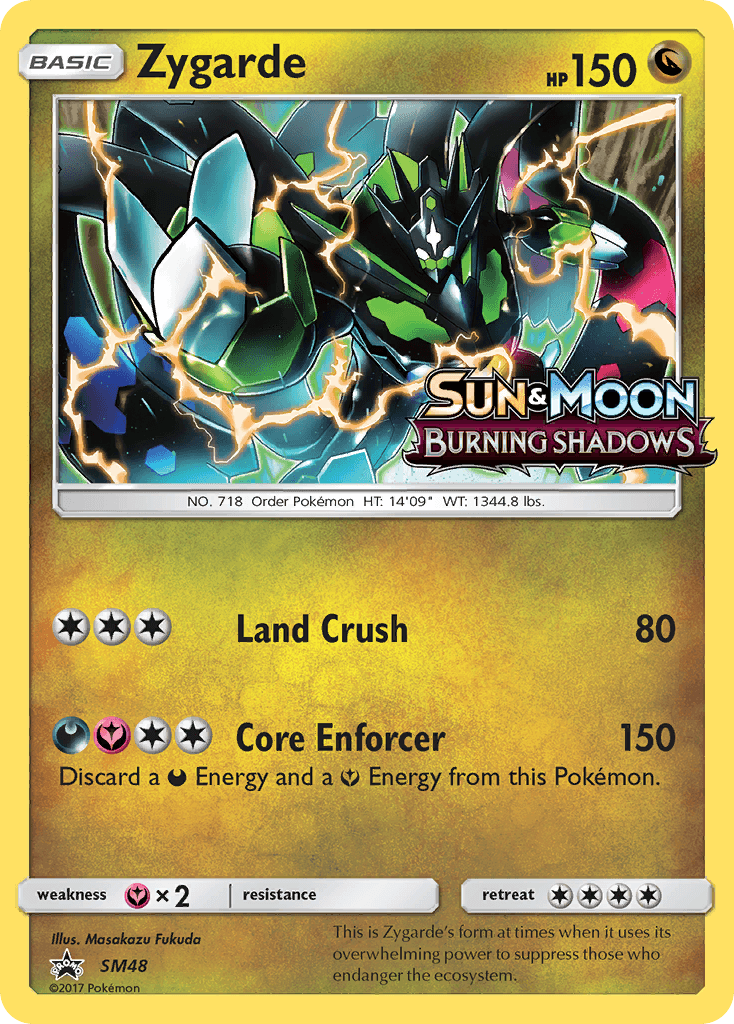 Zygarde Pokémon card
