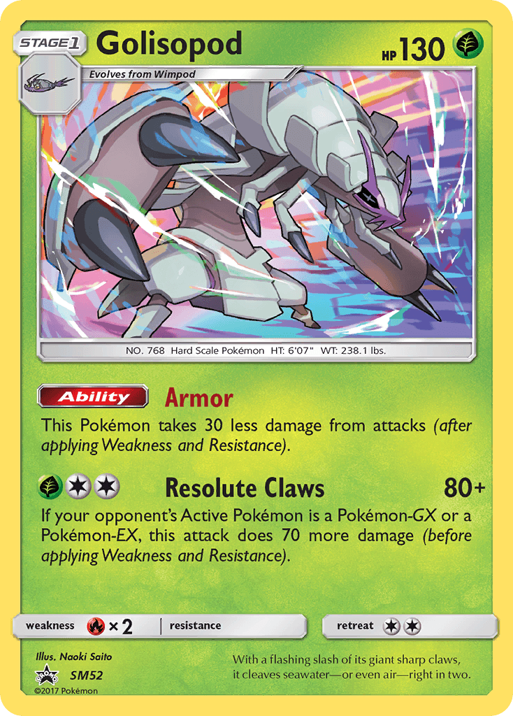 Golisopod Pokémon card