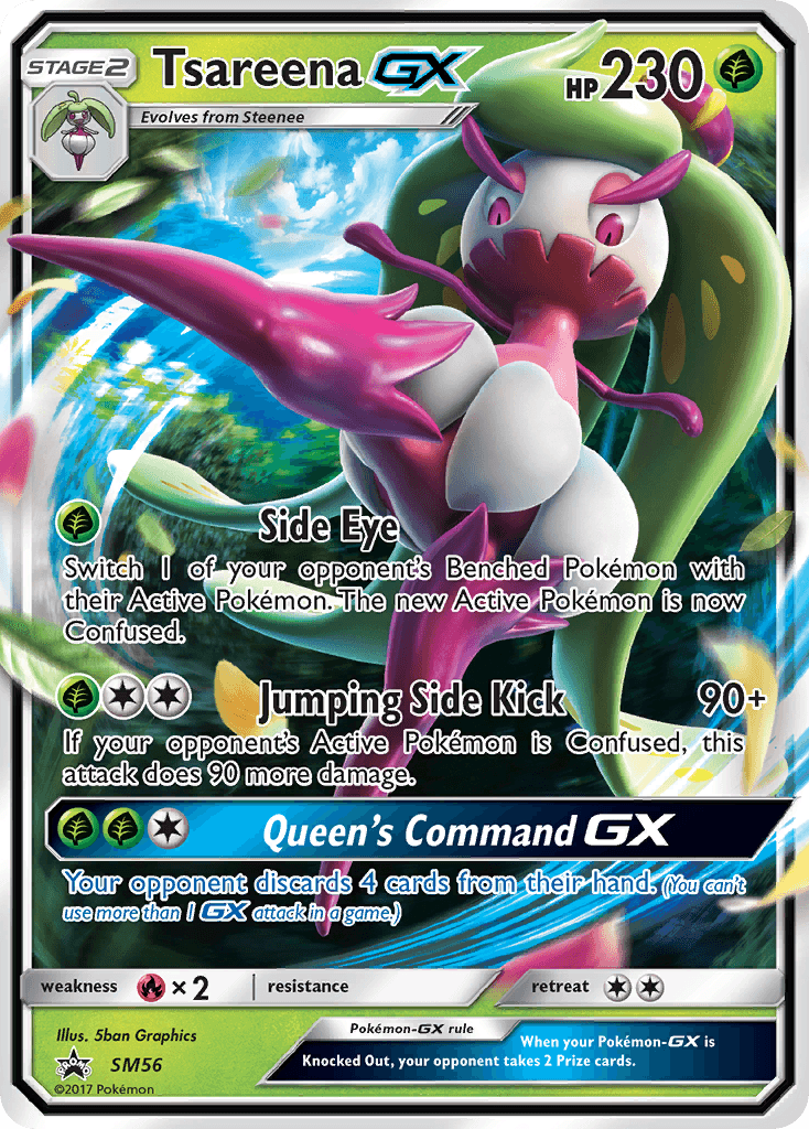 Tsareena-GX Pokémon card