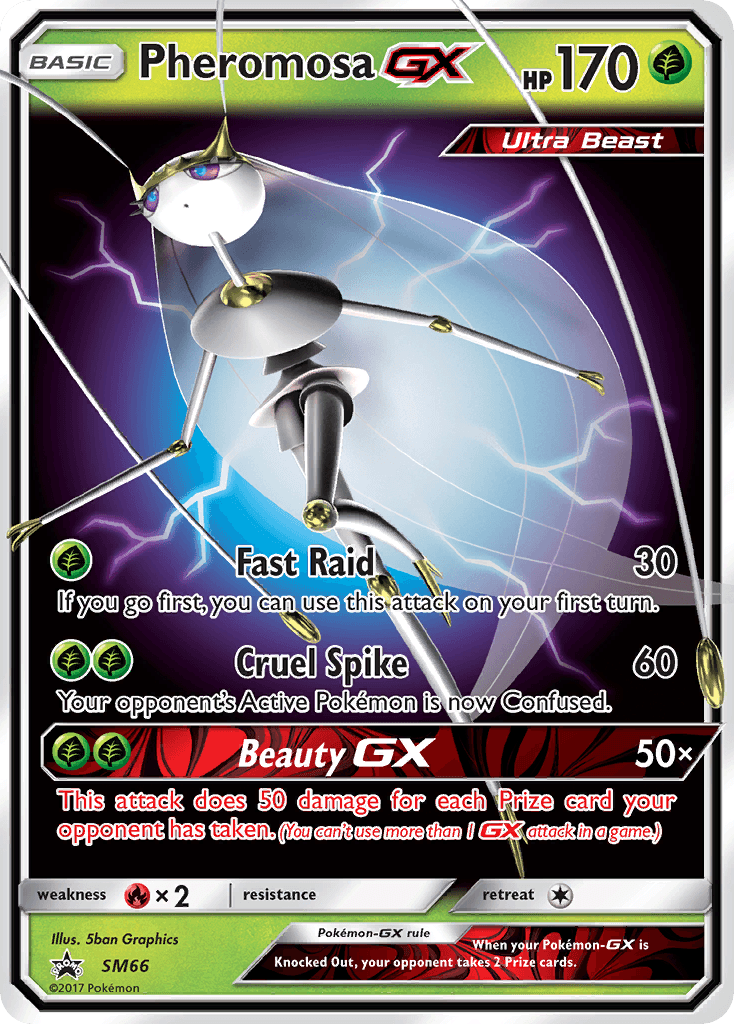 Pheromosa-GX Pokémon card