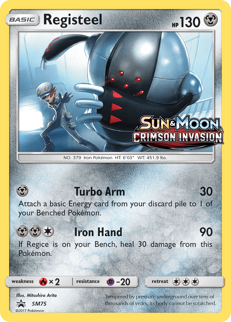 Registeel Pokémon card
