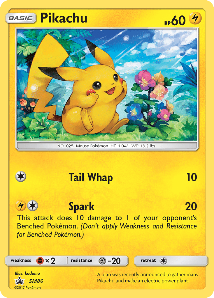 Pikachu from SM Black Star Promos