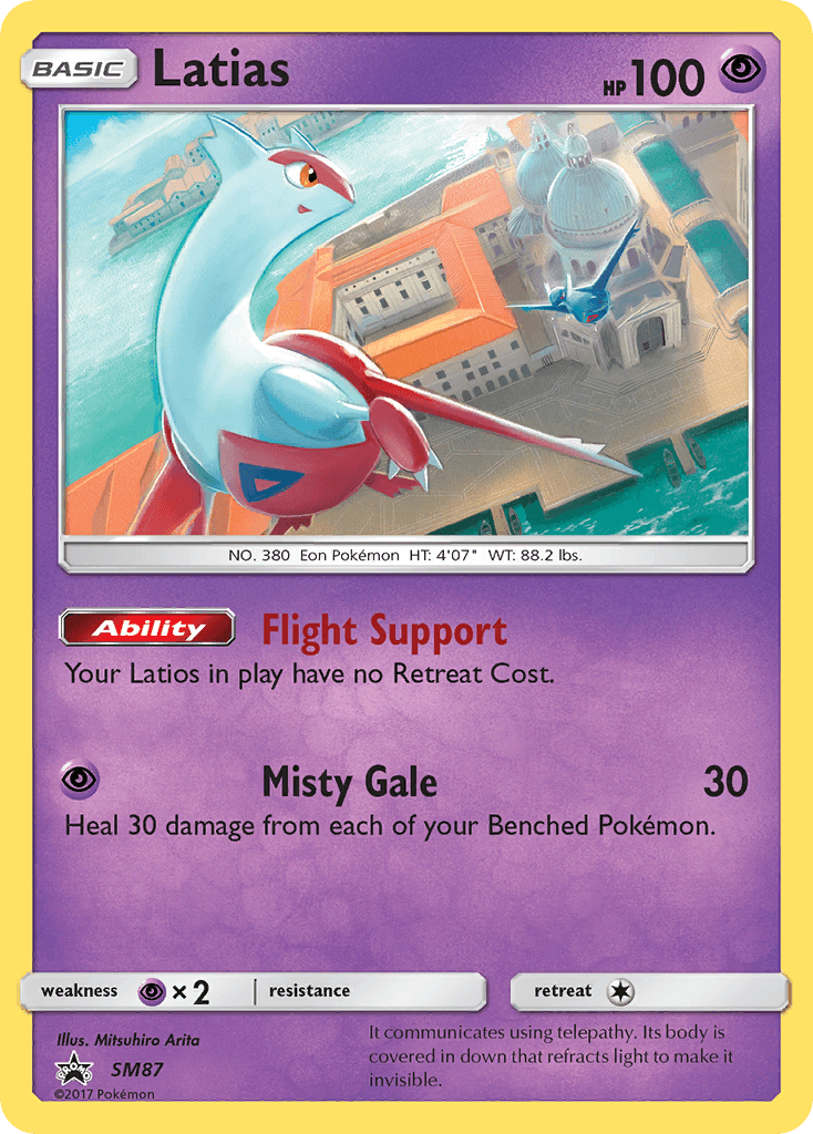 Latias Pokémon card