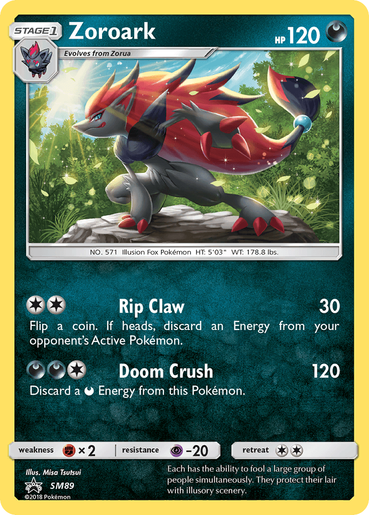 Zoroark Pokémon card
